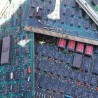 Rack card gold plated connectors